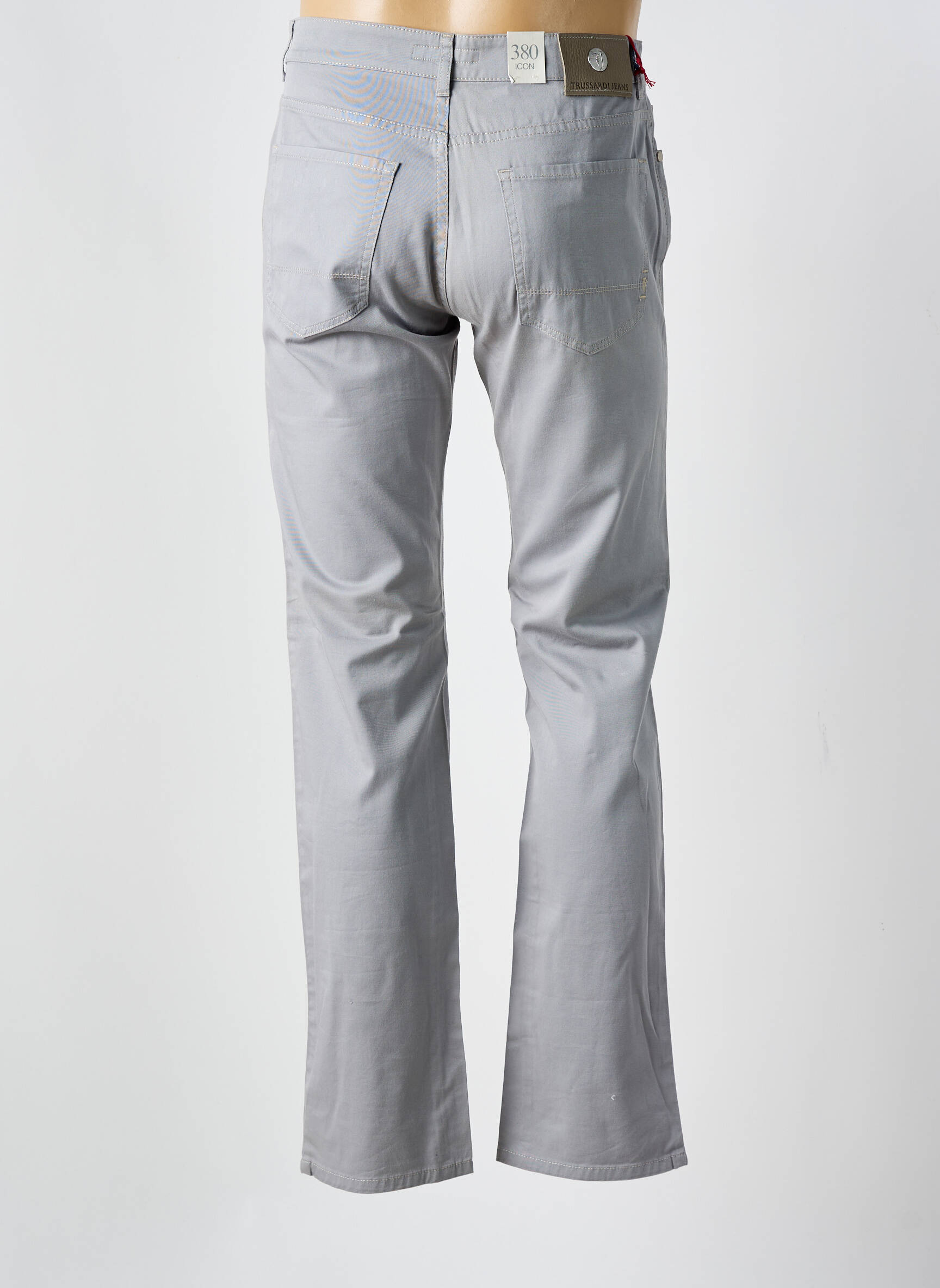 Tiesi kelnė tamprumas normala dydis pilka TRUSSARDI JEANS vyras