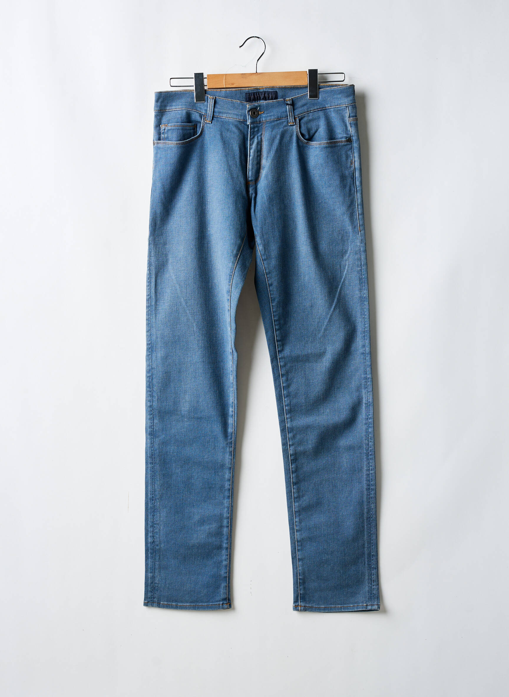 Tiesios kirpimo džinsai tamprumas normala dydis mėlyna TRUSSARDI JEANS vyras