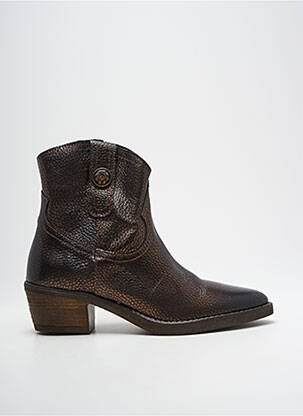 Batai/botai lygus audinys kulnas nuo 4 iki 6 cm rudas REDSKINS moteris