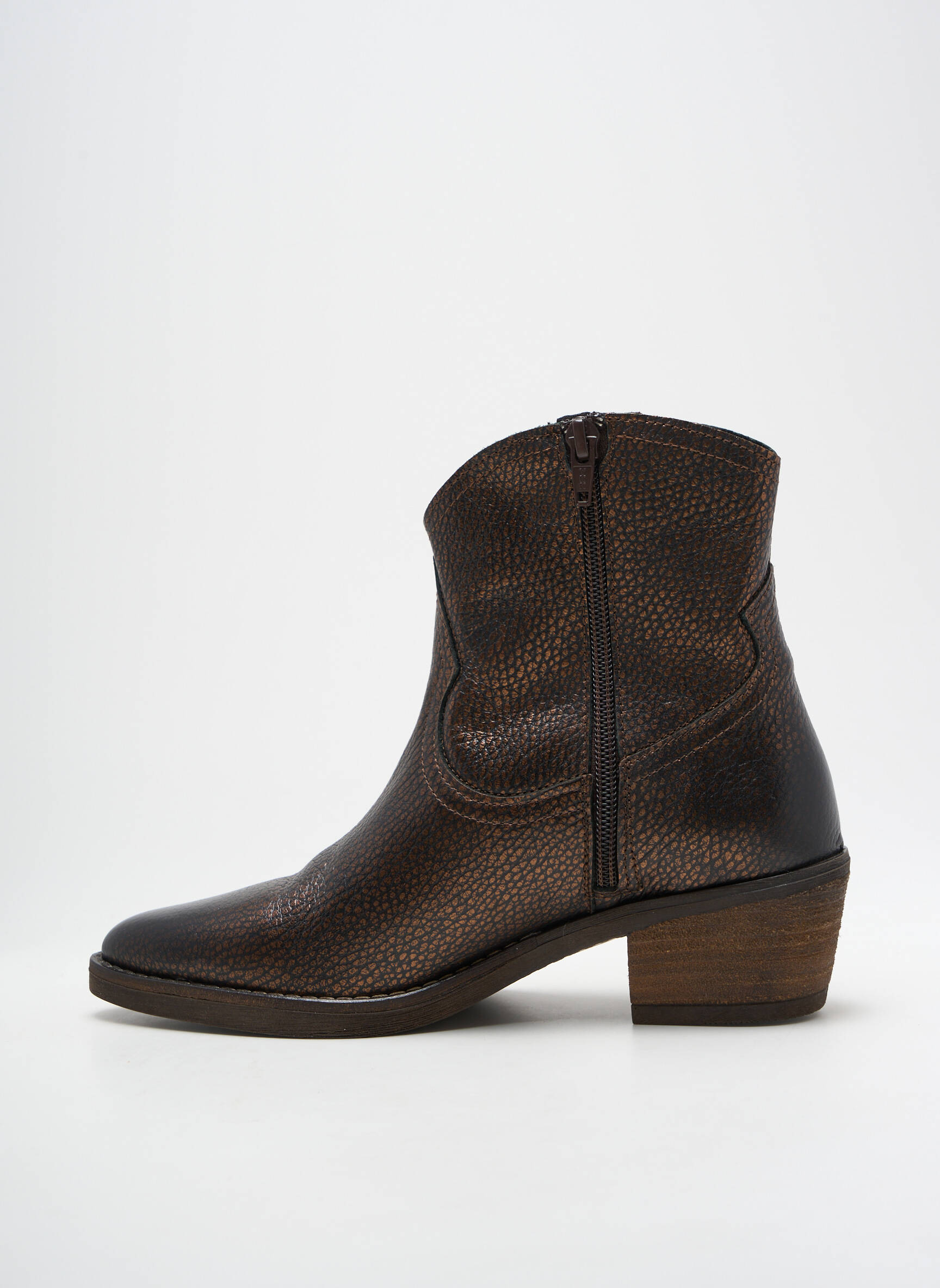 Batai/botai lygus audinys kulnas nuo 4 iki 6 cm rudas REDSKINS moteris