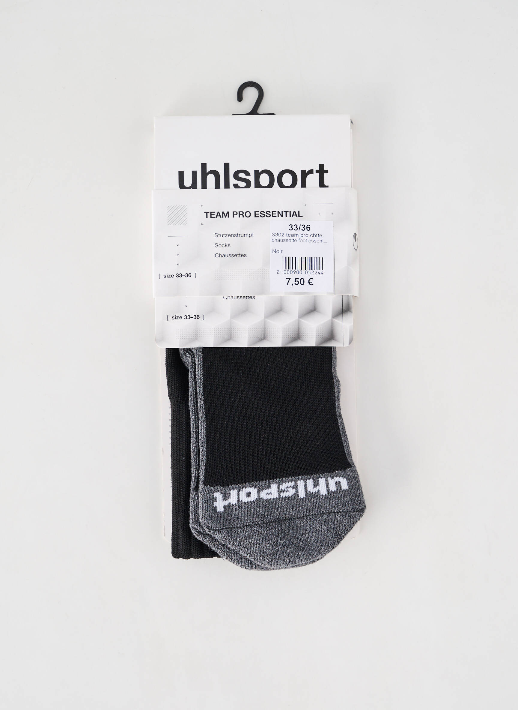 Kojinės tamprumas juodas UHLSPORT vaikas
