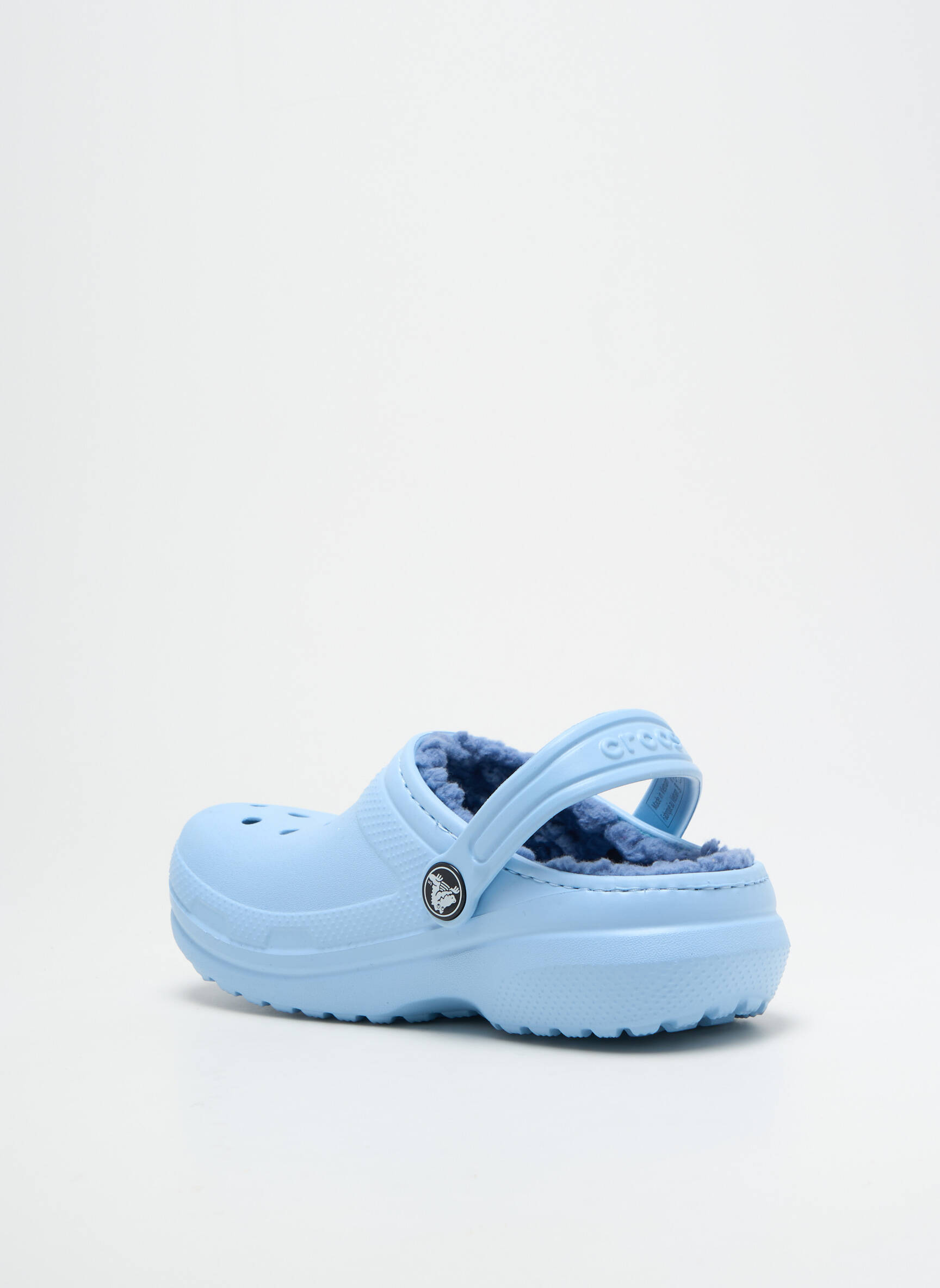 Mule/sabotai apvalus mygtukas apvalus mygtukas mėlyna CROCS vaikas