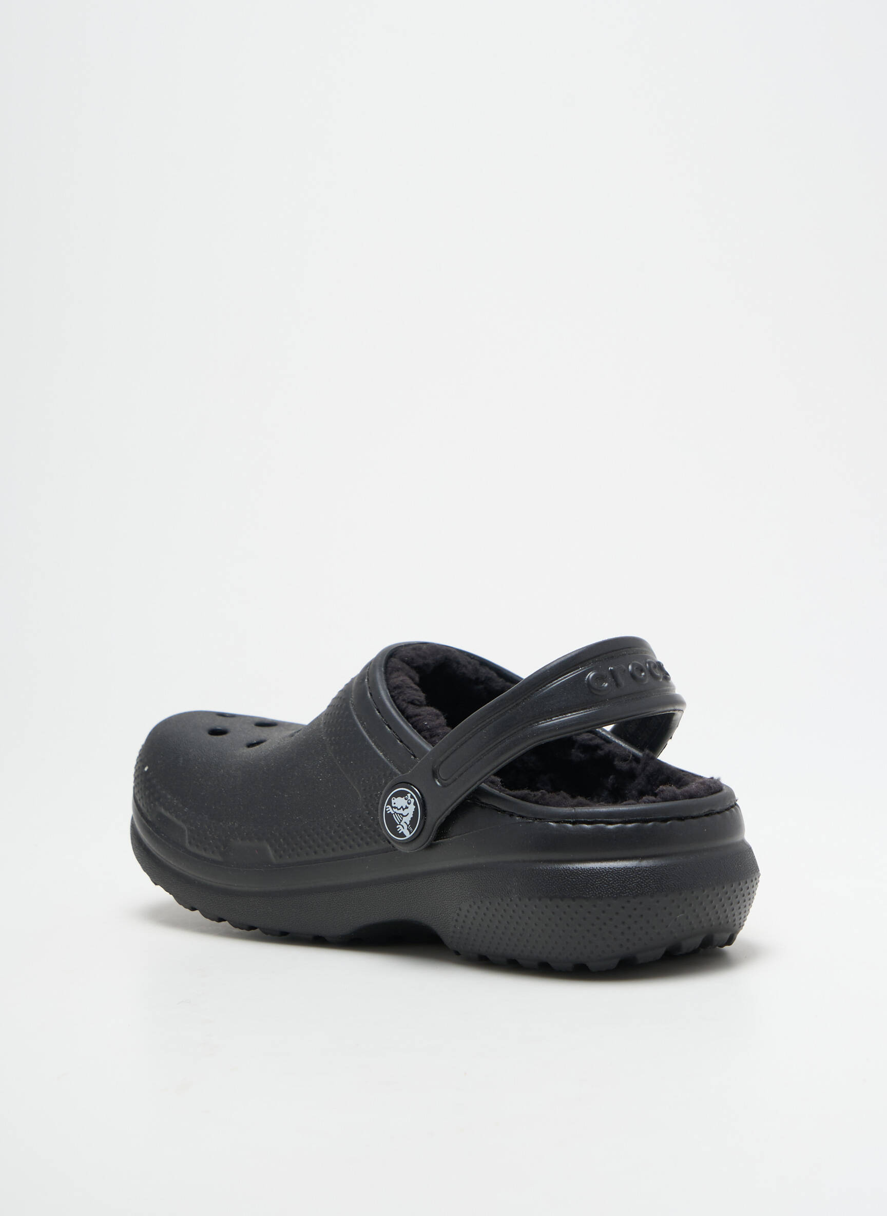 Mule/sabotai apvalus mygtukas apvalus mygtukas juodas CROCS vaikas