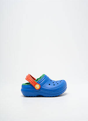 Mule/sabotai apvalus mygtukas apvalus mygtukas mėlyna CROCS berniukas
