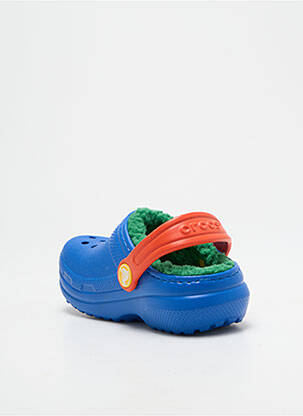 Mule/sabotai apvalus mygtukas apvalus mygtukas mėlyna CROCS berniukas