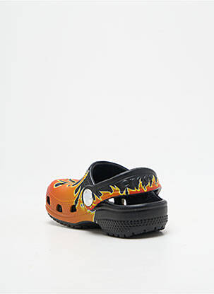 Mule/sabotai apvalus mygtukas apvalus mygtukas oranžinė CROCS berniukas
