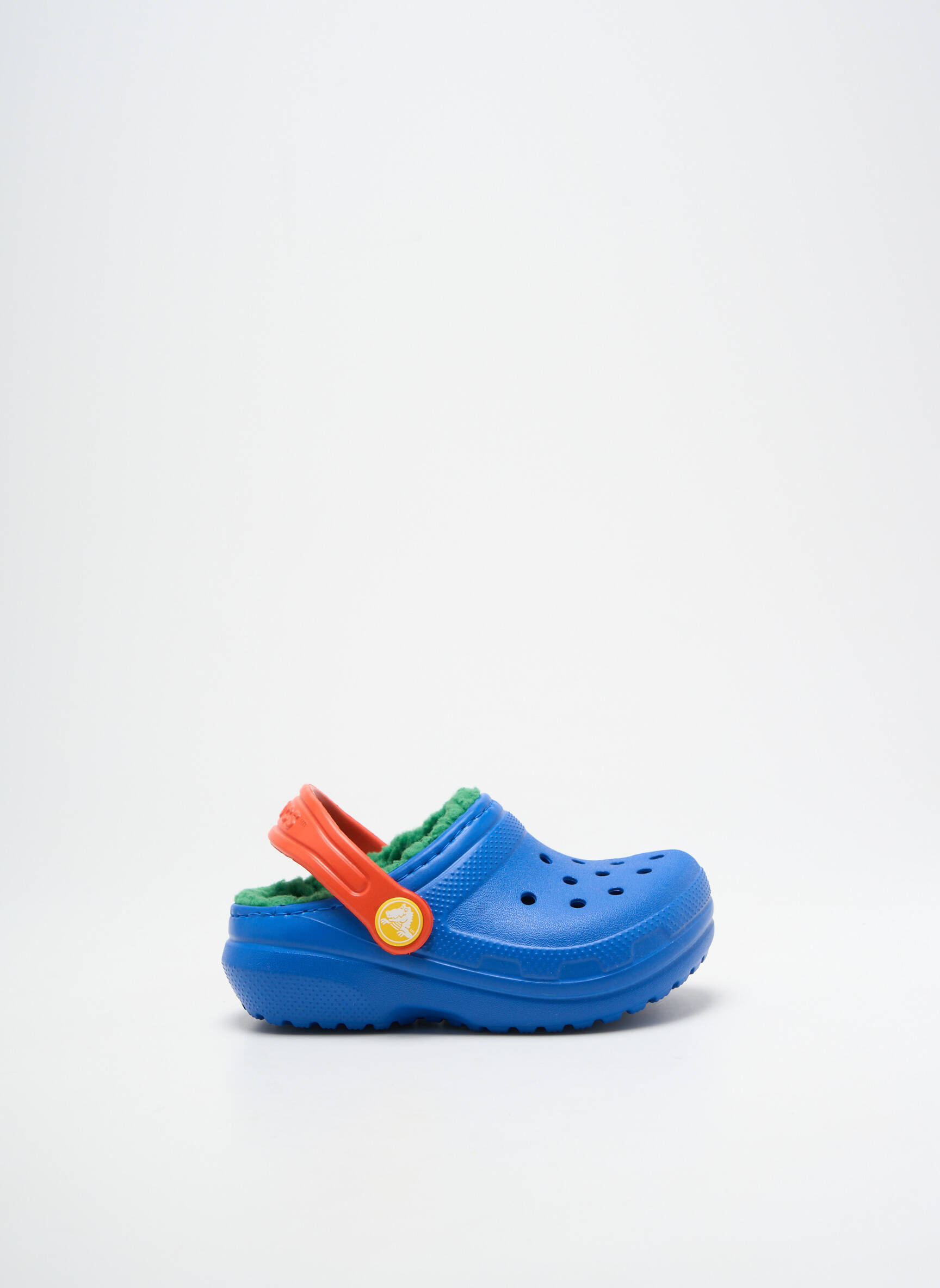 Mule/sabotai apvalus mygtukas apvalus mygtukas mėlyna CROCS berniukas