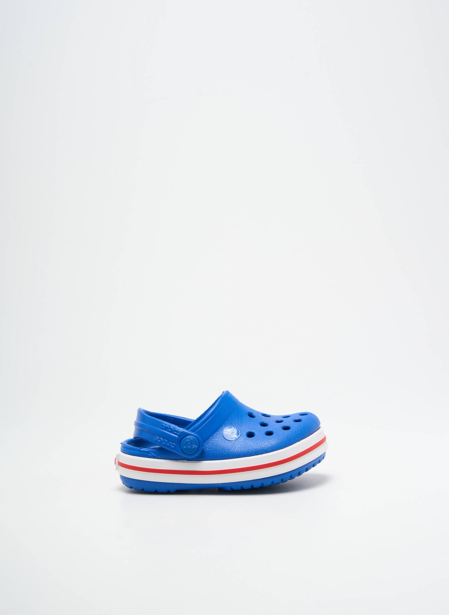 Mule/sabotai apvalus mygtukas apvalus mygtukas mėlyna CROCS berniukas