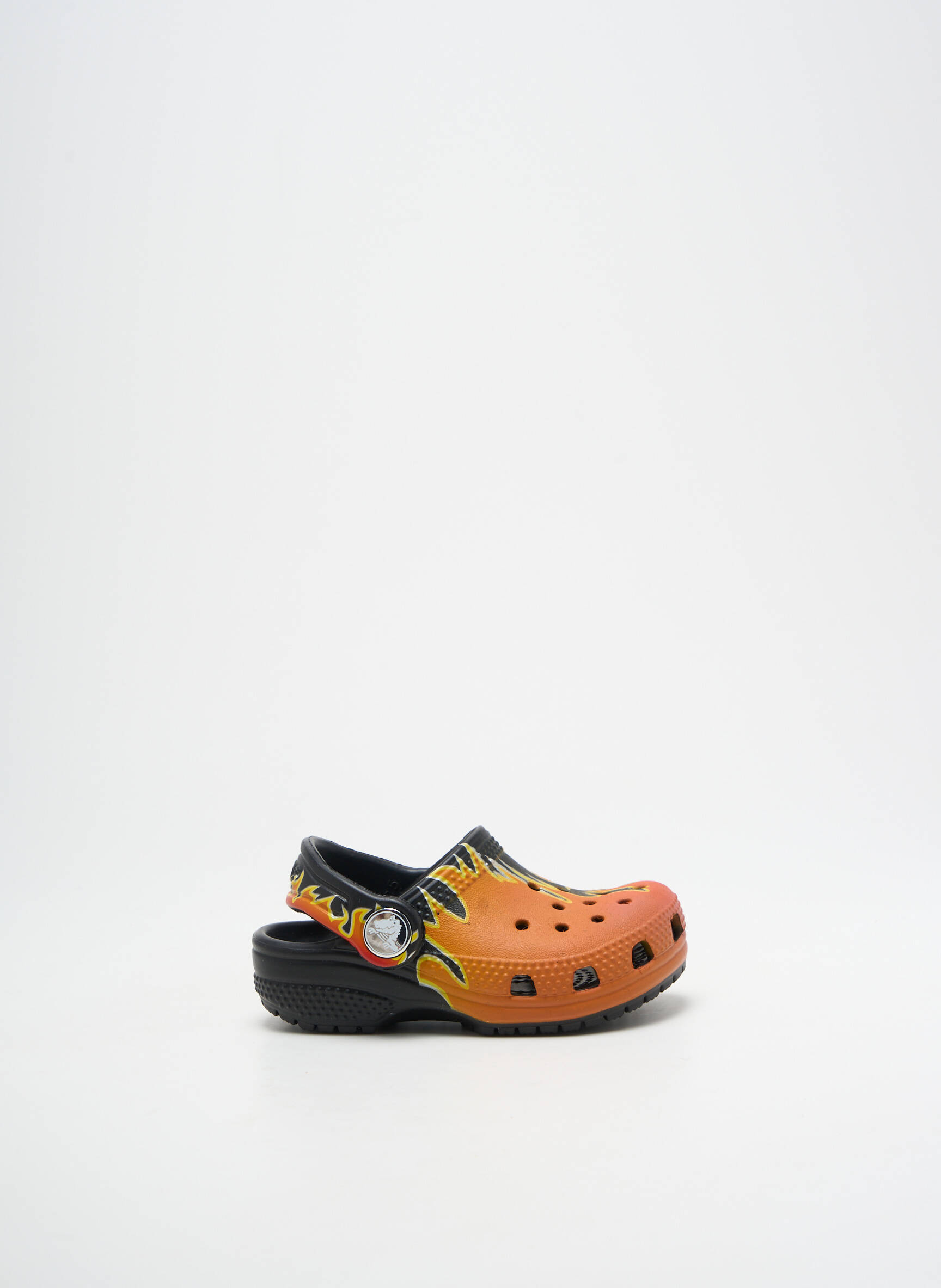 Mule/sabotai apvalus mygtukas apvalus mygtukas oranžinė CROCS berniukas