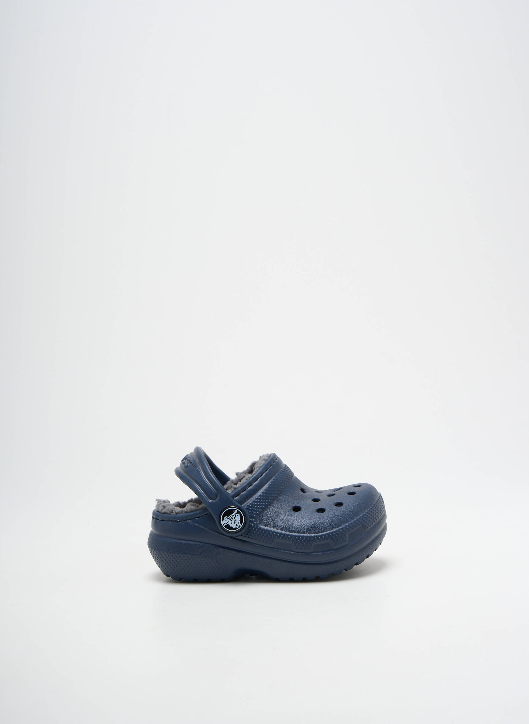 Mule/sabotai apvalus mygtukas apvalus mygtukas mėlyna CROCS berniukas