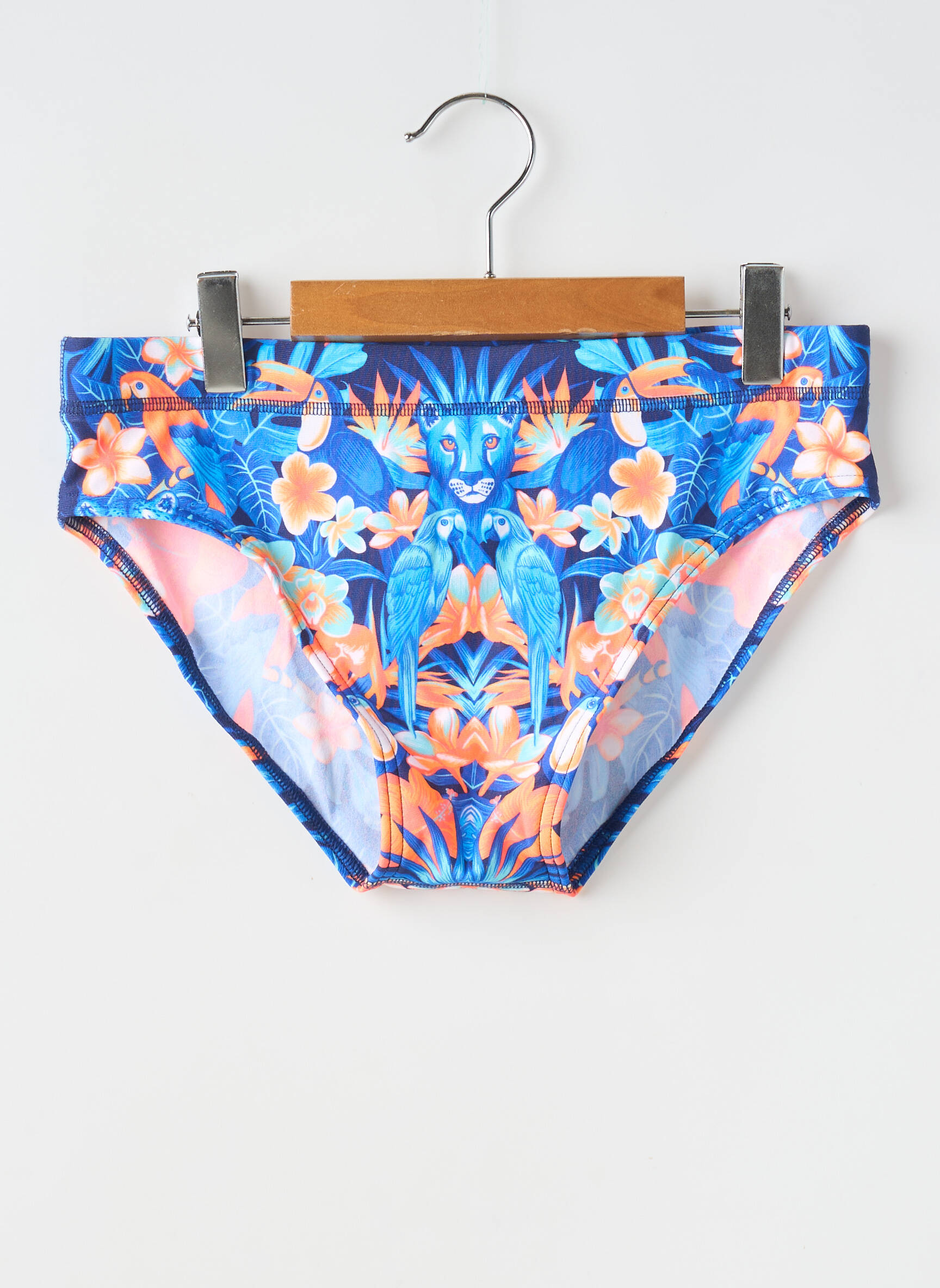 Maudymosi kelnaitė satino efektas mėlyna FUNKY TRUNKS vyras