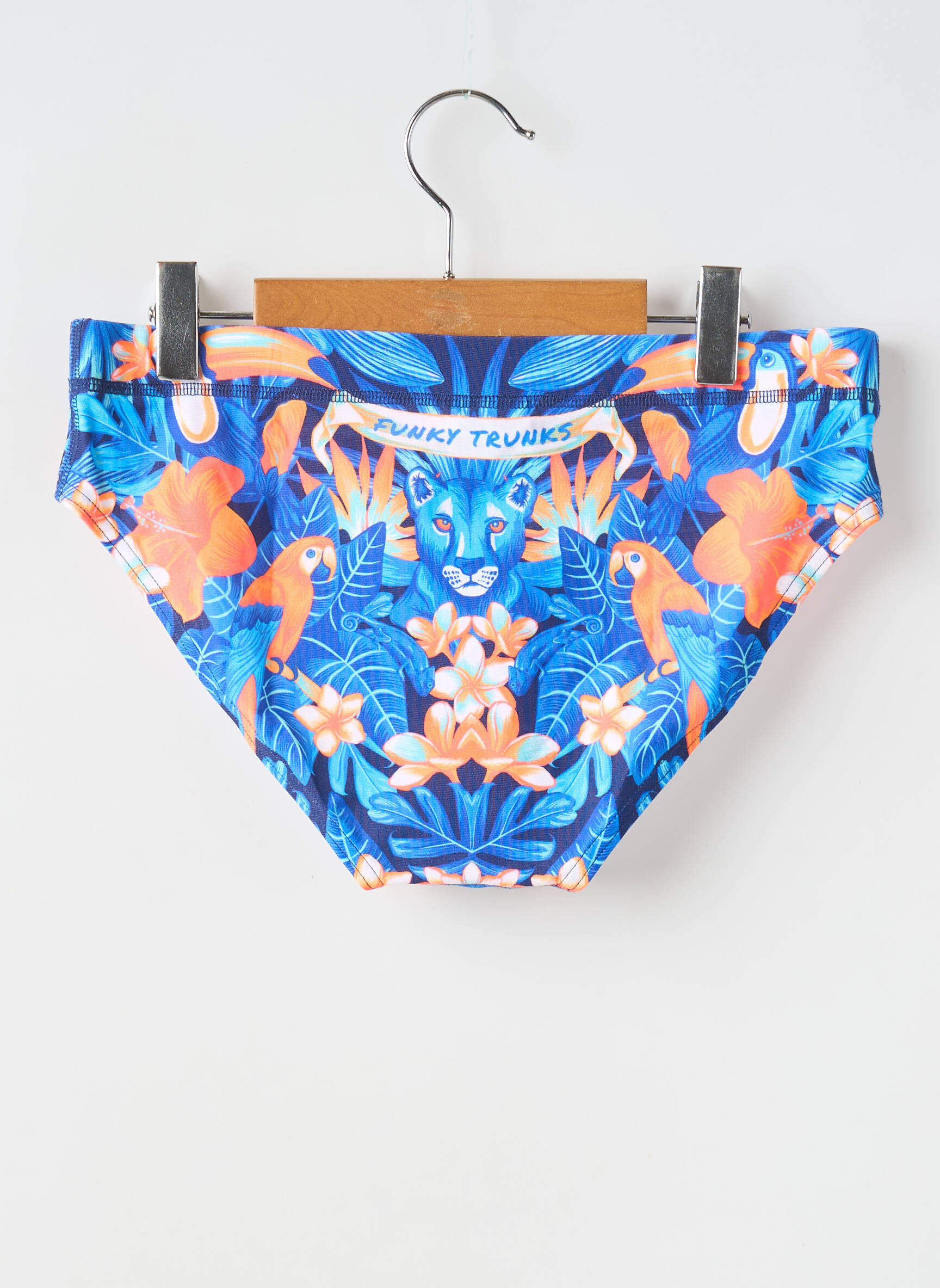 Maudymosi kelnaitė satino efektas mėlyna FUNKY TRUNKS vyras