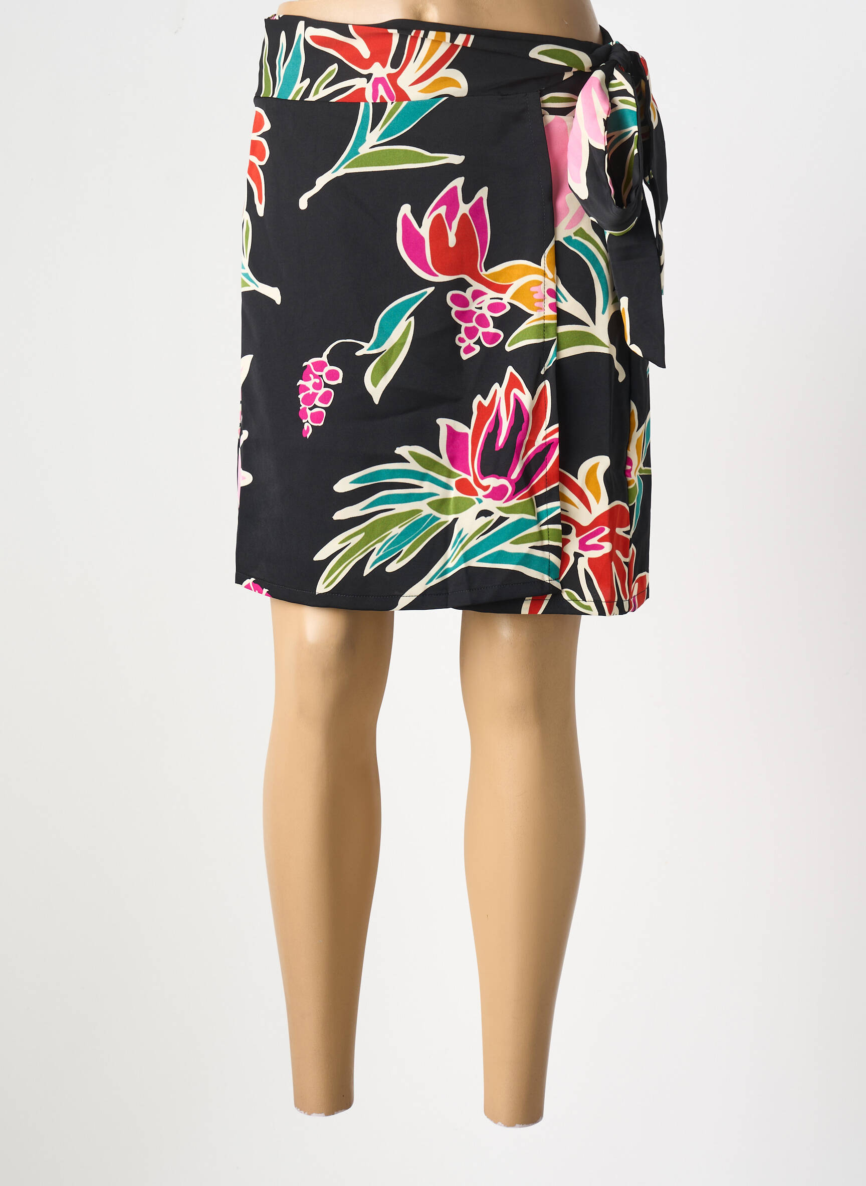 Pusilgis sijonas juodas MOLLY BRACKEN moteris