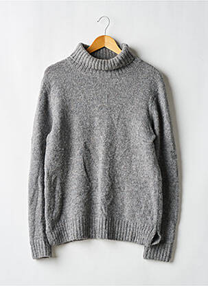Megztinis su aukštu kaklu chinamas audinys ilgos rankovės pilka CLOSED moteris
