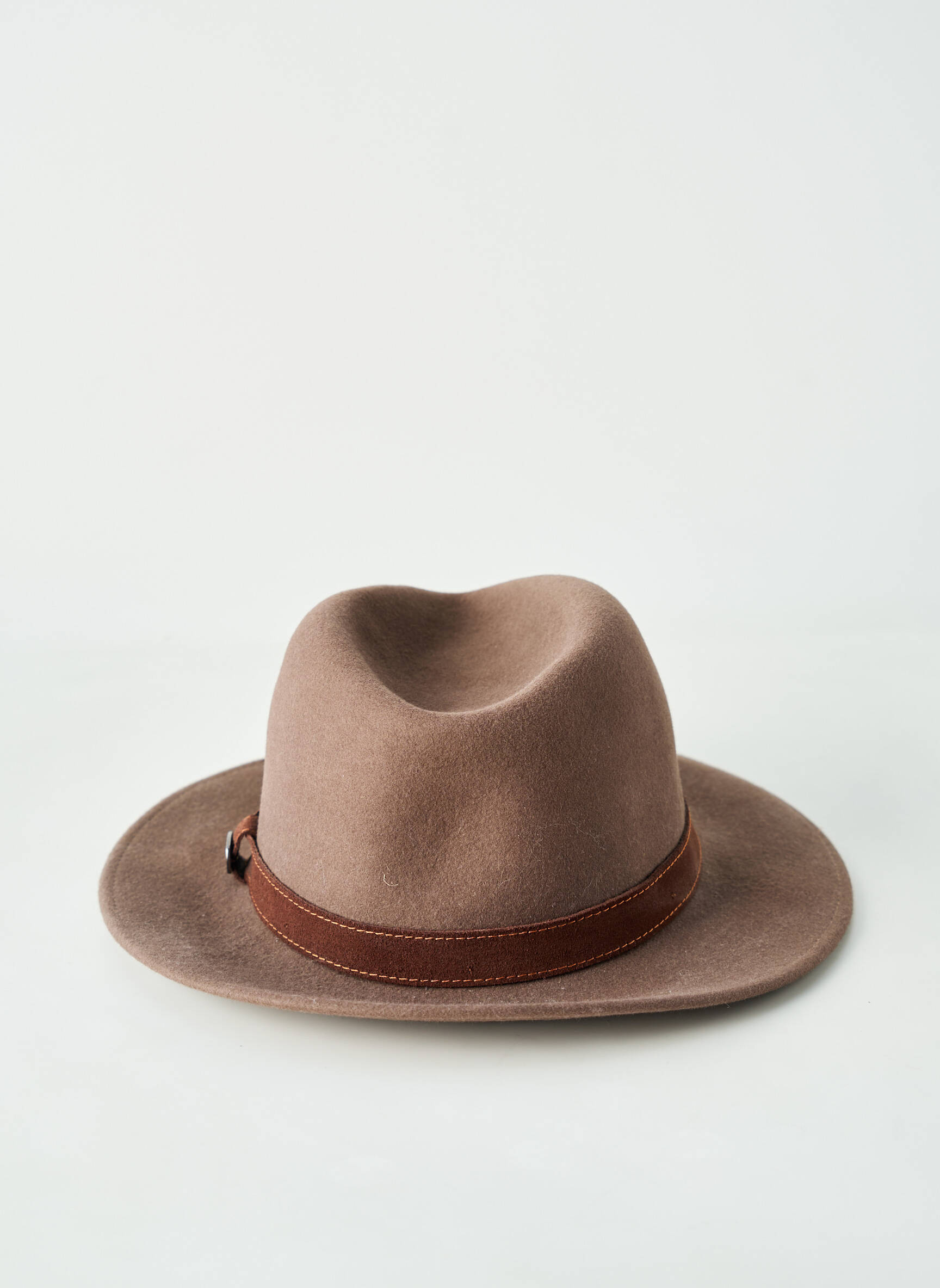 Skrybėlė borsalino forma rudas BORSALINO vyras