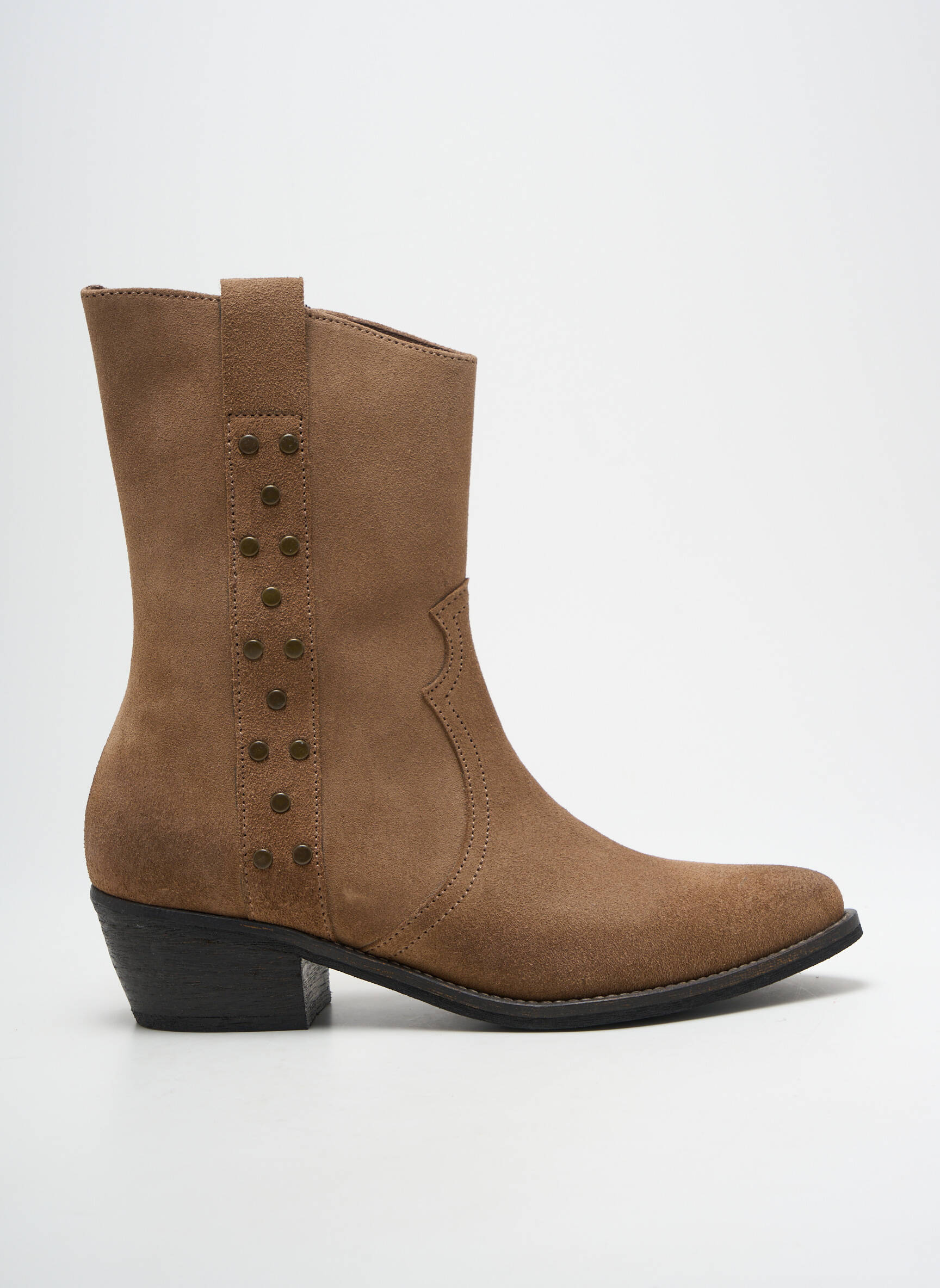 Batai/botai aštrus galas kulnas nuo 4 iki 6 cm rudas MINKA DESIGN moteris