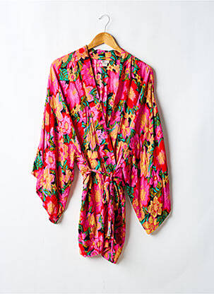 Kimono striukė ilgos rankovės rožinė BILLABONG moteris