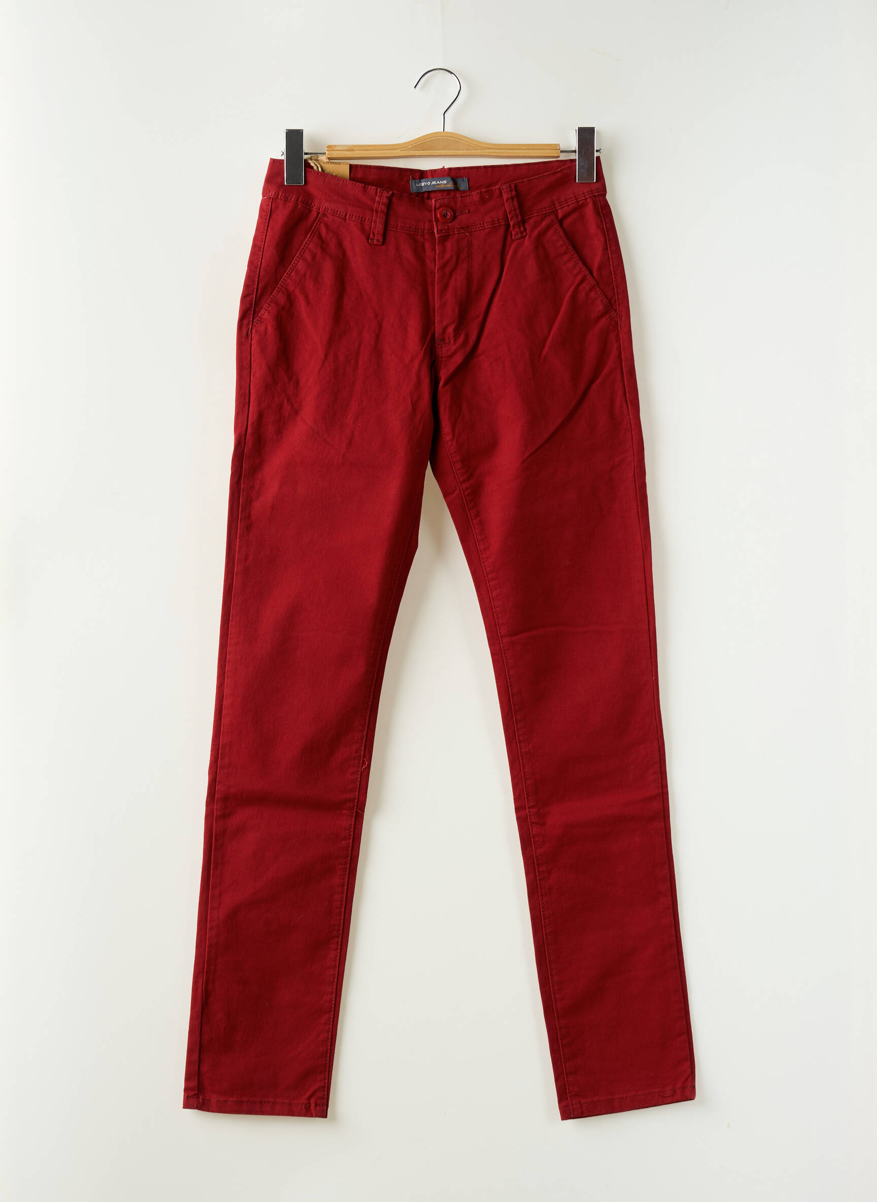 Chino kelnė tamprumas normala dydis raudona LEEYO JEANS vyras