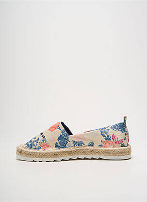 Espadrilės apvalus mygtukas plokščias kulnas iki 3 cm bežinis REFRESH moteris