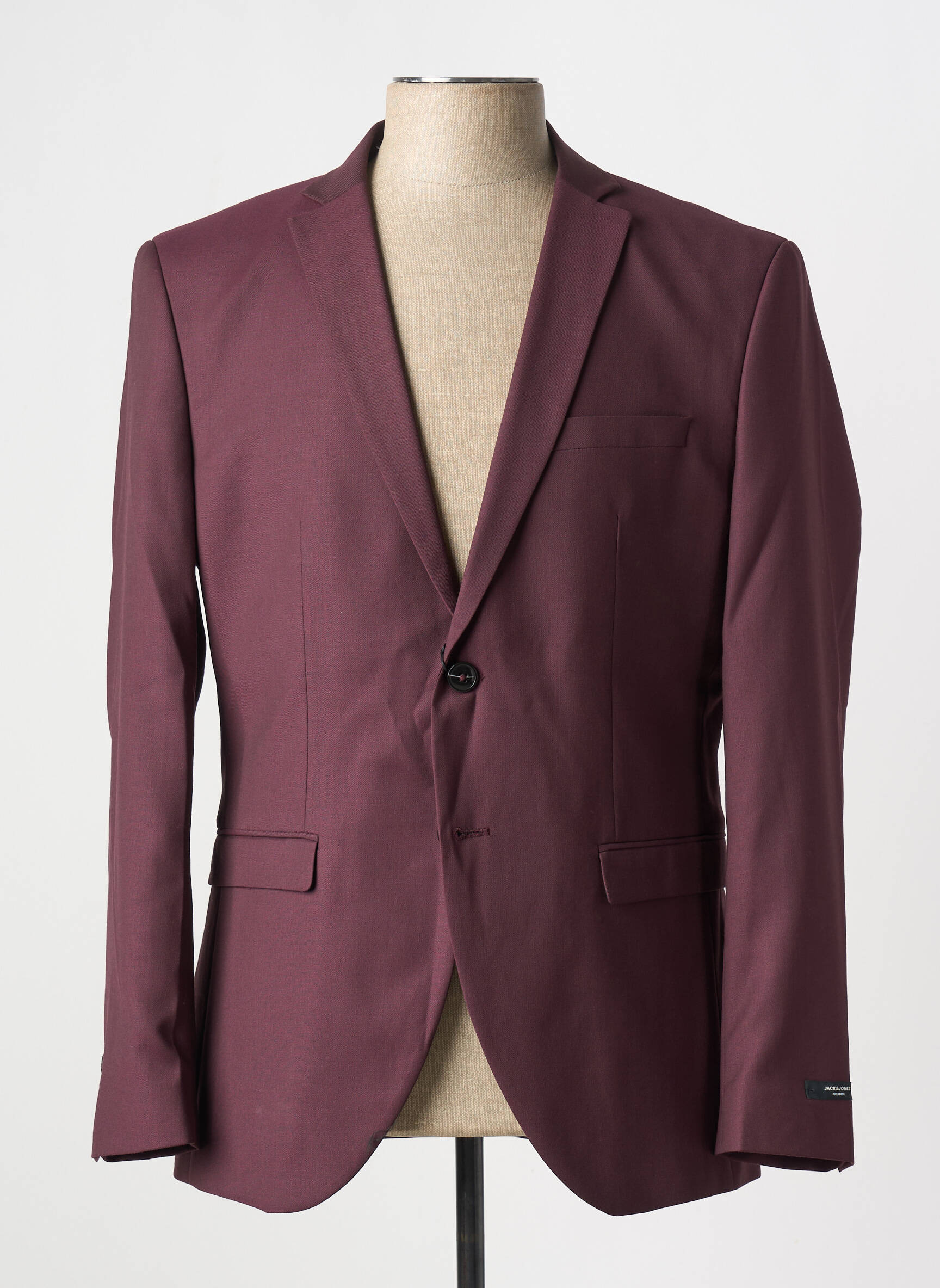 Švarkas dvigubai apdailinta vidinė dalis violetinis JACK & JONES vyras
