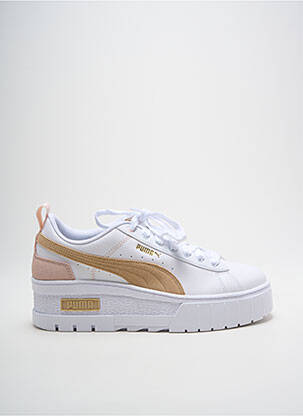 Bėgimo bateliai kompensuotas kulnas kulnas nuo 4 iki 6 cm baltas PUMA moteris