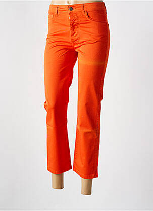 Lieknos džinsai aukšta talija aukšta talija oranžinė #OOTD moteris