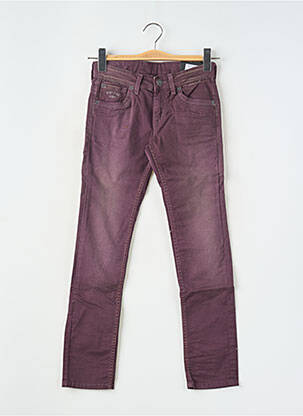 Lieknos kelnės uždarymas su užtrauktuku po mygtuku uždengimu violetinis PEPE JEANS mergina