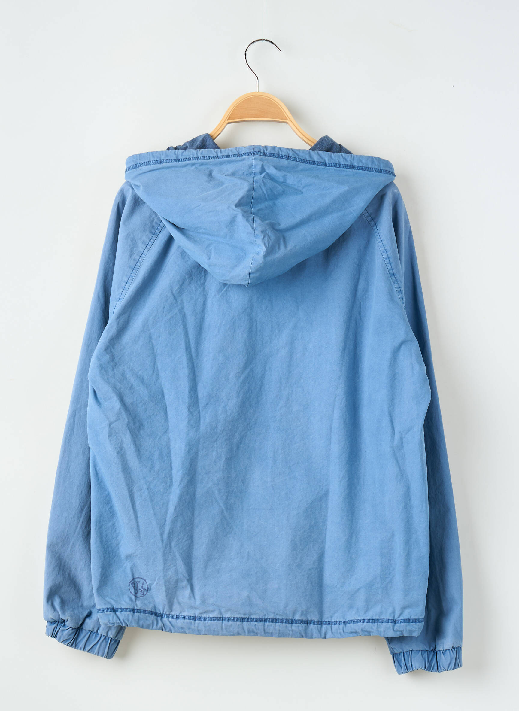 Parka priekinis užtrauktukas su gobtuvu mėlyna PEPE JEANS mergina