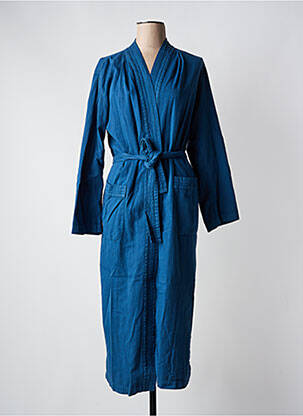Kimono striukė ilgos rankovės mėlyna DIEGA moteris