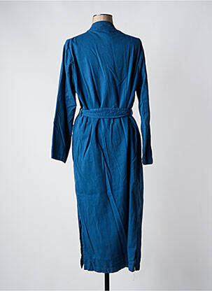 Kimono striukė ilgos rankovės mėlyna DIEGA moteris