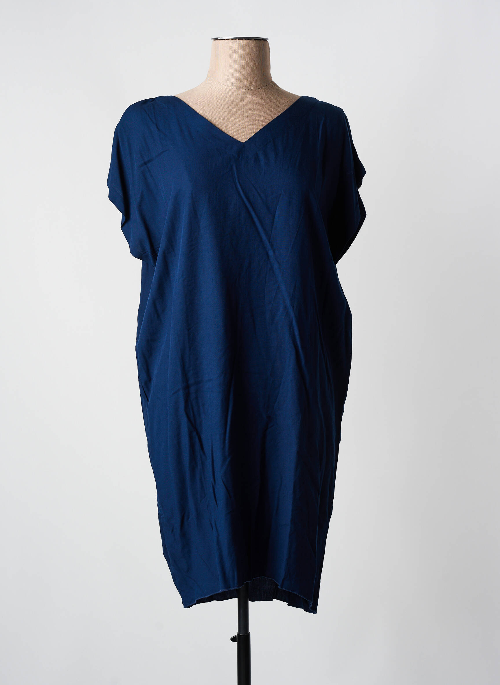 Trumpa suknelė trumpas rankovės trumpas rankovės mėlyna KARMA KOMA moteris