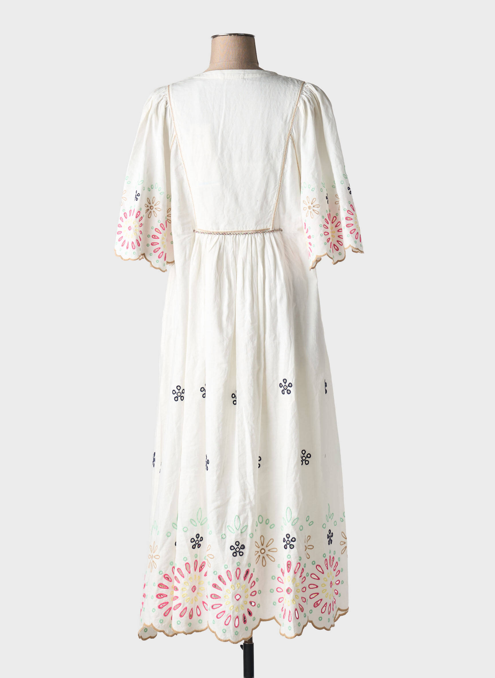 Ilga suknelė centrinė iškirptė 3/4 rankovės bežinis SCOTCH & SODA moteris