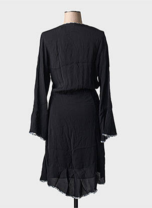 Pusilgių suknelė krepos audinys ilgos rankovės juodas SCOTCH & SODA moteris