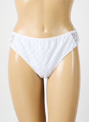 Tanga tamprumas baltas LOUISA BRACQ moteris
