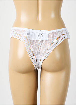Tanga tamprumas baltas LOUISA BRACQ moteris