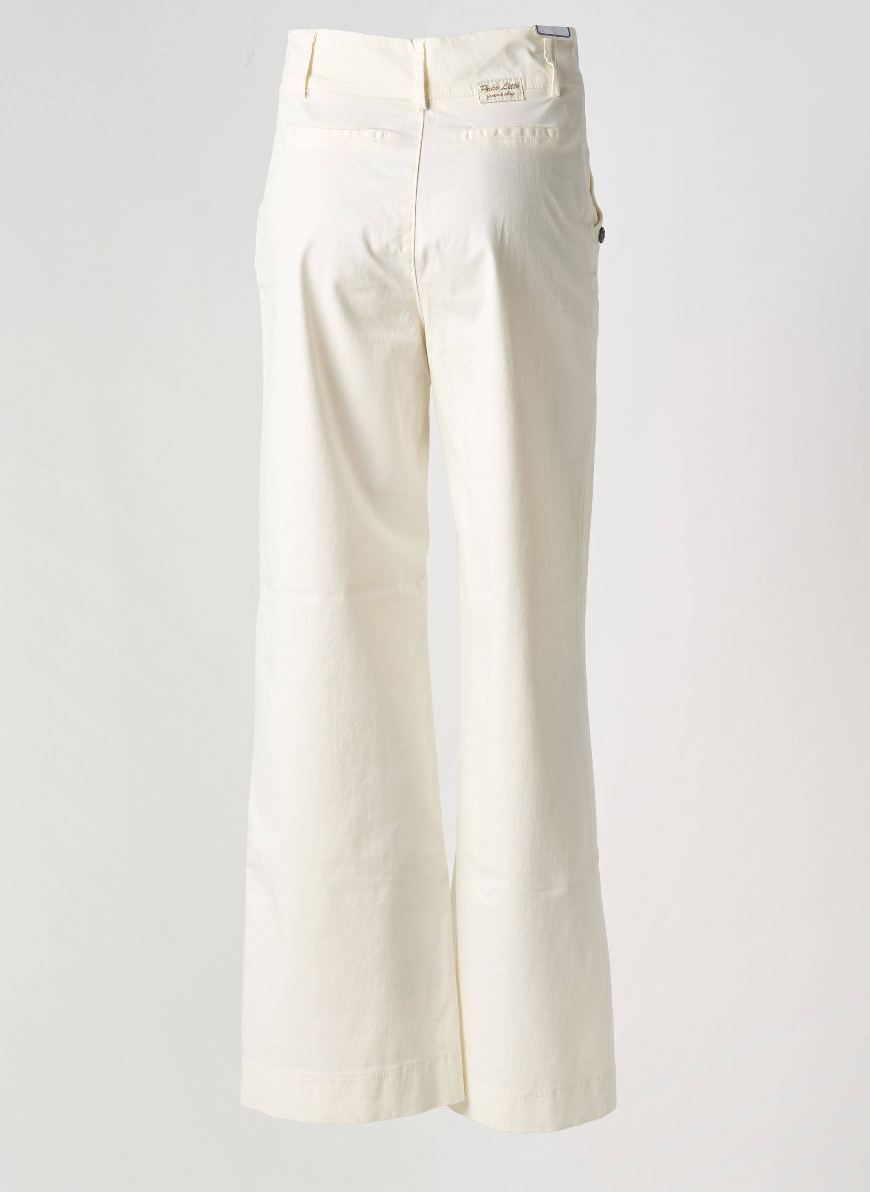 Platus džinsas tamprumas aukšta talija bežinis PAKO LITTO moteris