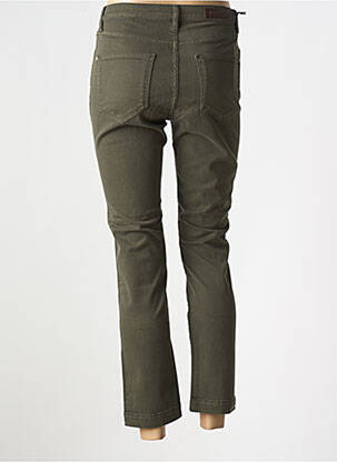 7/8 kelnės uždarymas su užtrauktuku po mygtuku uždengimu žalias DENIM STUDIO moteris