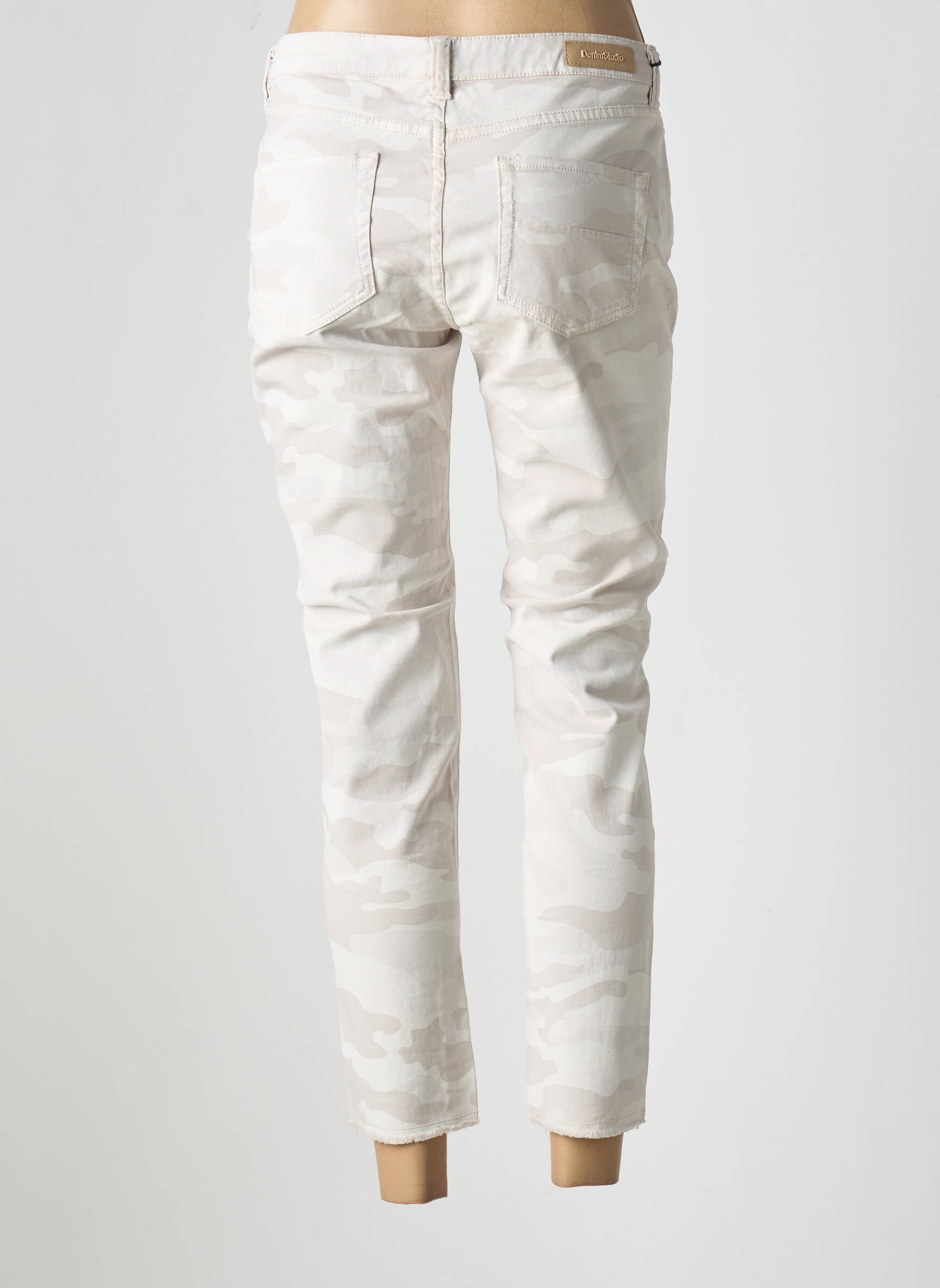 Lieknos kelnės kišenės bežinis DENIM STUDIO moteris