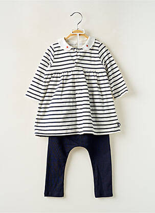 Šortų rinkinys elastinė dydžio sistema mėlyna PETIT BATEAU mergina