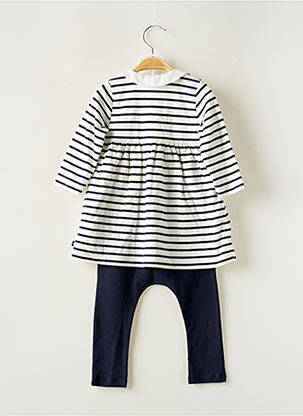 Šortų rinkinys elastinė dydžio sistema mėlyna PETIT BATEAU mergina
