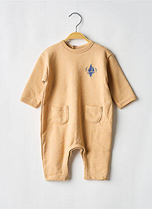 Kombinezonas tiesi kirpimas ilgos rankovės bežinis PETIT BATEAU vaikas