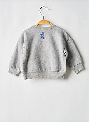 Mikroskopas ilgos rankovės ilgos rankovės pilka PETIT BATEAU berniukas