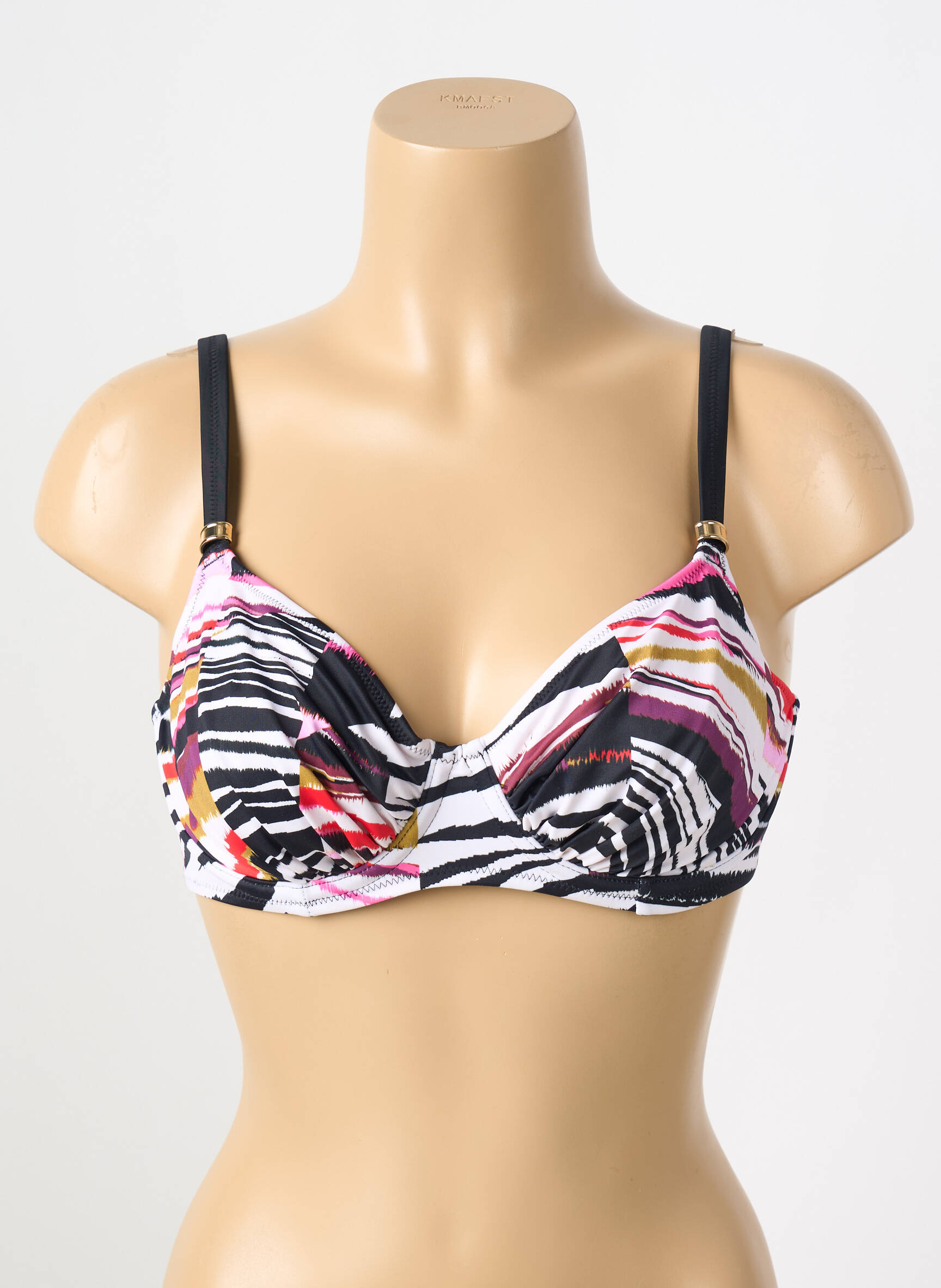 Maudymosi viršūnė reguliuojamos elastinės petnešos juodas FANTASIE moteris