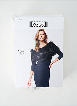 Apykaklė / kaklo juosta sustiprintos siūlės juodas WOLFORD moteris