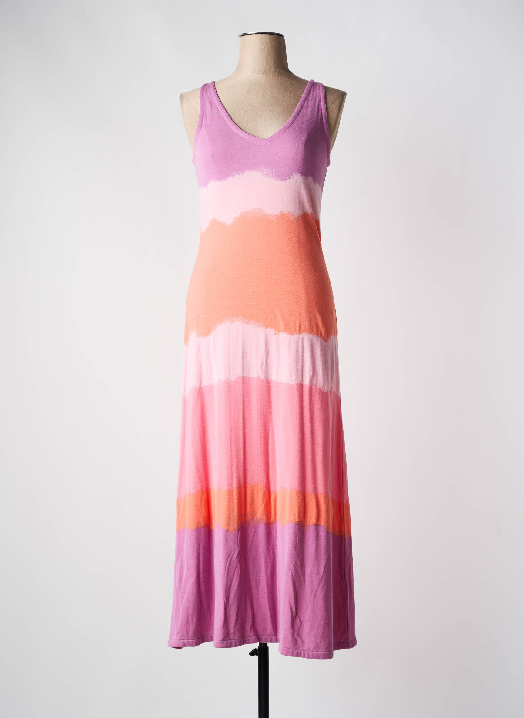 Ilga suknelė be rankų be rankų violetinis ALDO MARTIN'S moteris