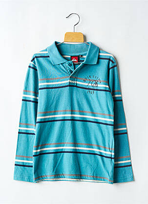 Polo ilgos rankovės ilgos rankovės mėlyna QUIKSILVER berniukas