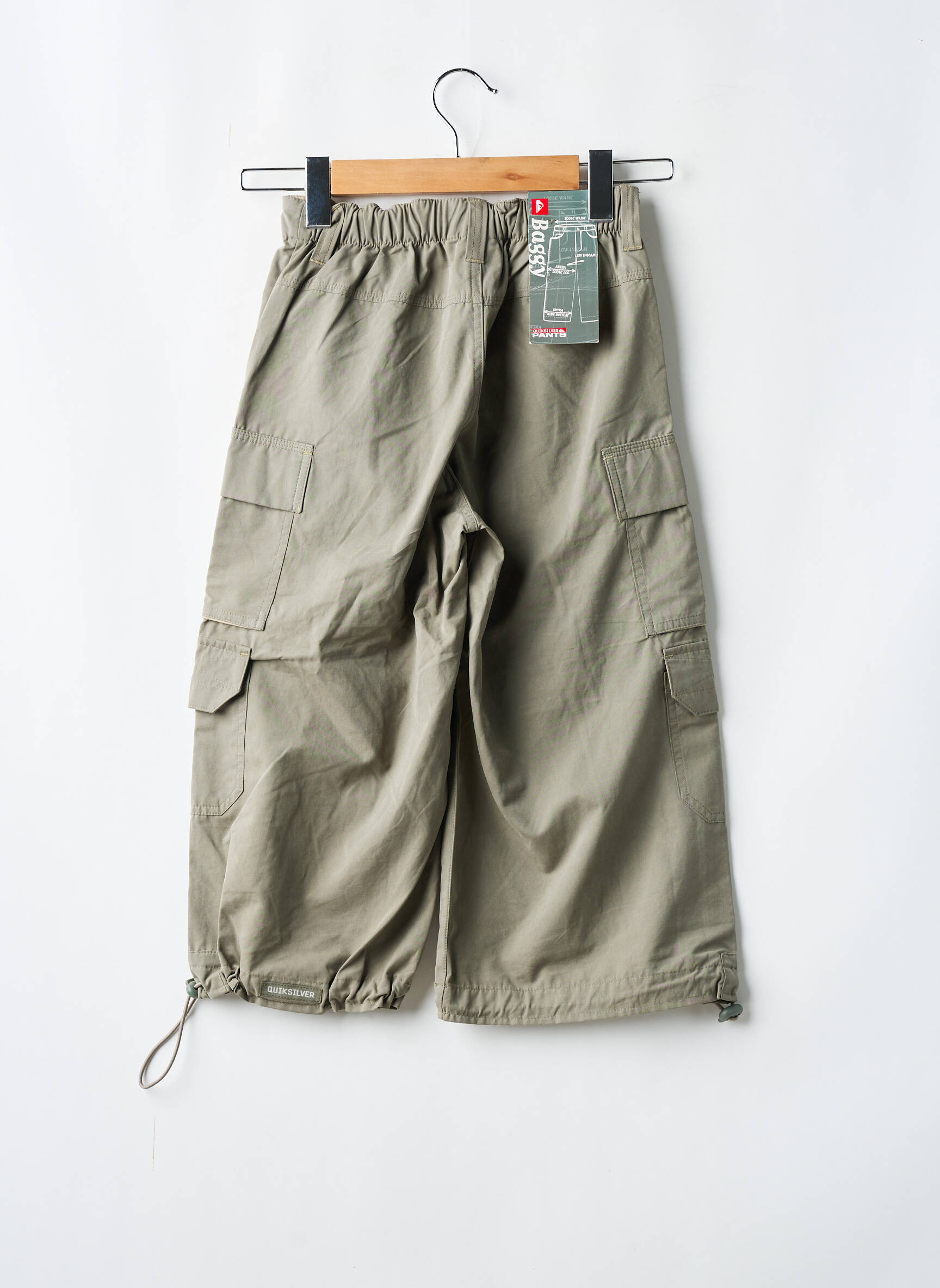 Bermudas daug kišenių elastinė dydis žalias QUIKSILVER berniukas