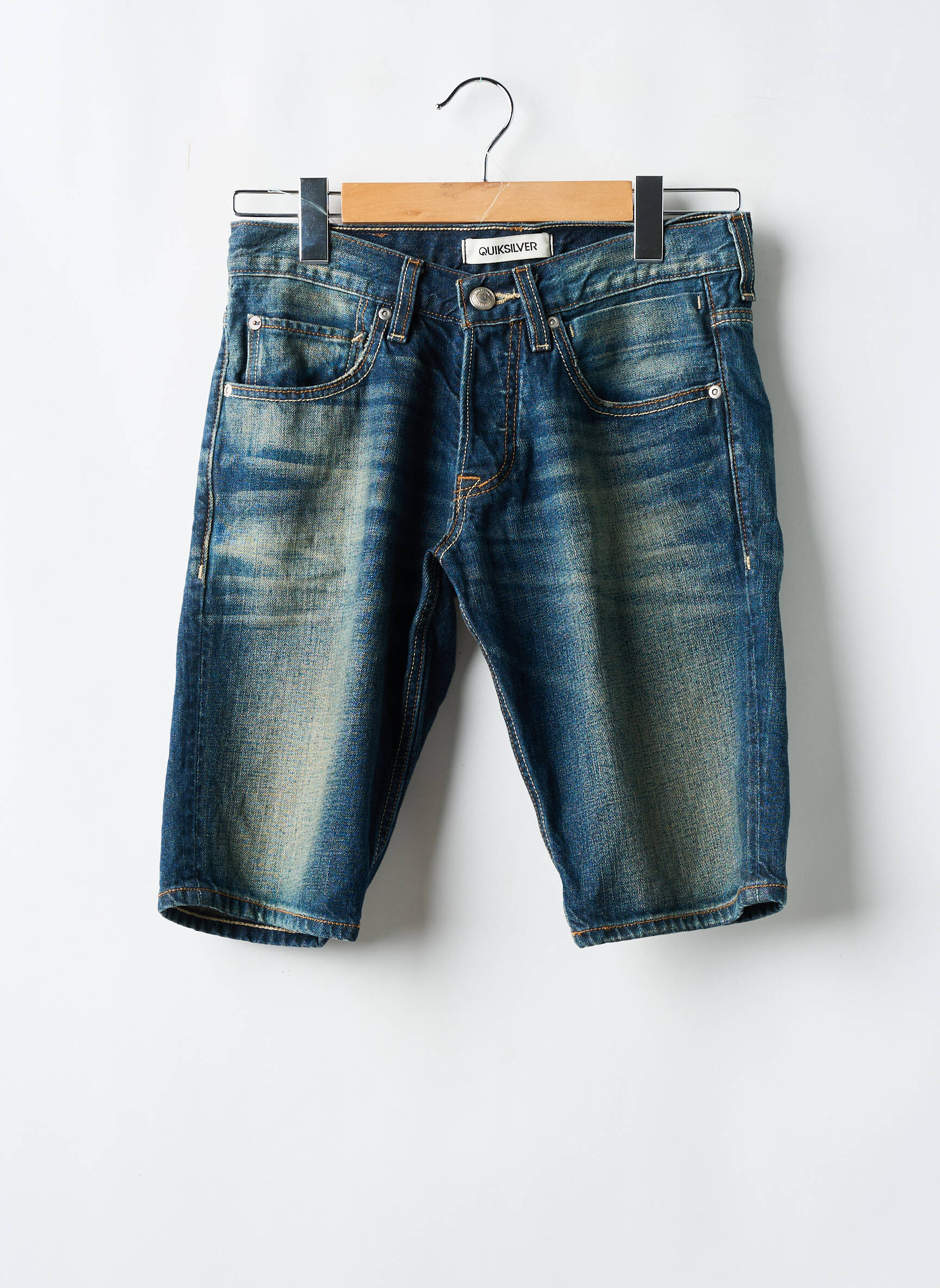 Bermudas denimo audinys normala dydis mėlyna QUIKSILVER vyras