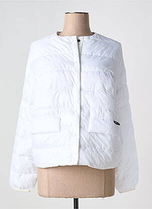 Pūkinė striukė kišenės be gobtuvų baltas OOF WEAR moteris