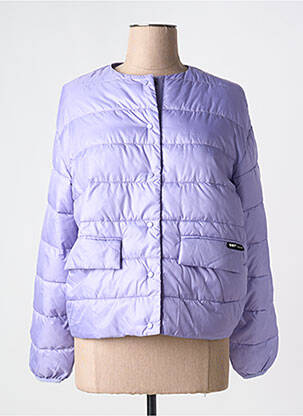 Pūkinė striukė kišenės be gobtuvų violetinis OOF WEAR moteris